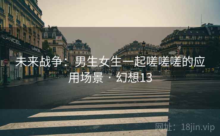 未来战争：男生女生一起嗟嗟嗟的应用场景 · 幻想13